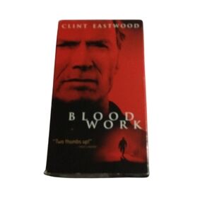 6/$15 Clint Eastwood Blood Work vhr tape
